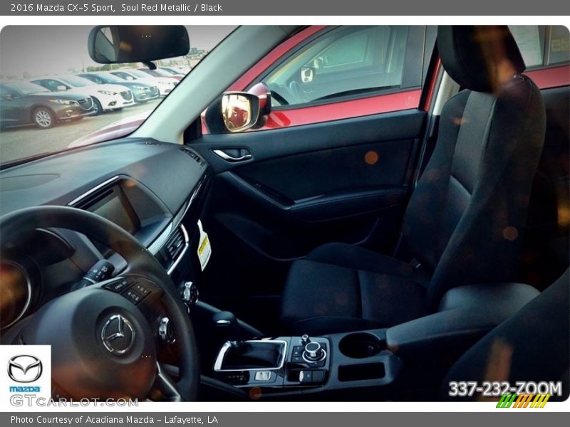 Soul Red Metallic / Black 2016 Mazda CX-5 Sport