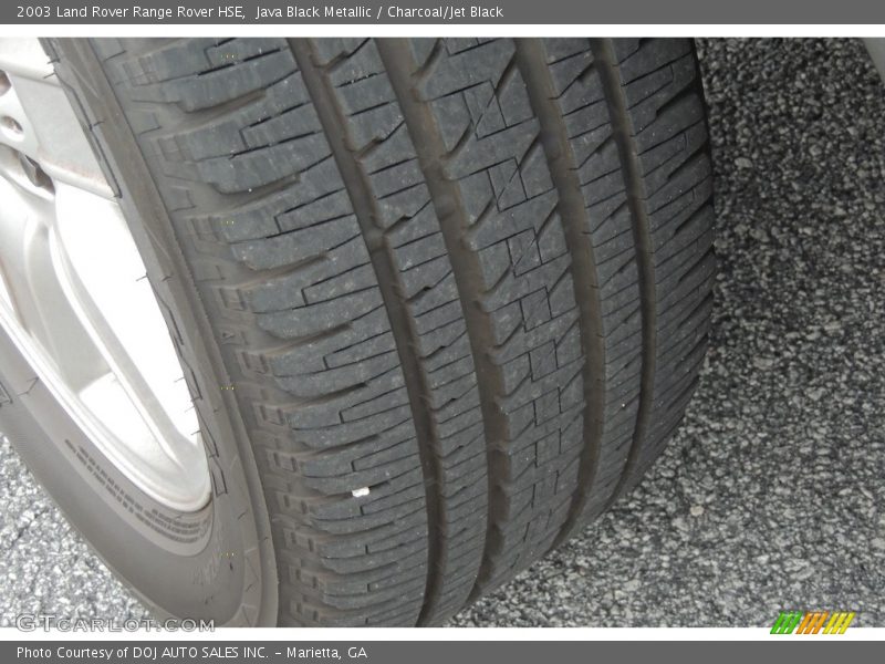 Java Black Metallic / Charcoal/Jet Black 2003 Land Rover Range Rover HSE