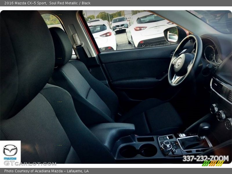 Soul Red Metallic / Black 2016 Mazda CX-5 Sport