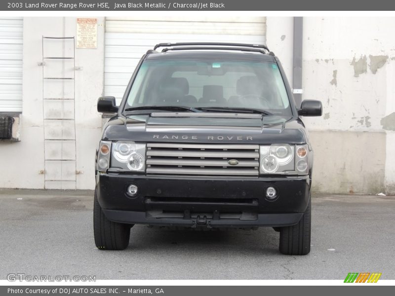 Java Black Metallic / Charcoal/Jet Black 2003 Land Rover Range Rover HSE