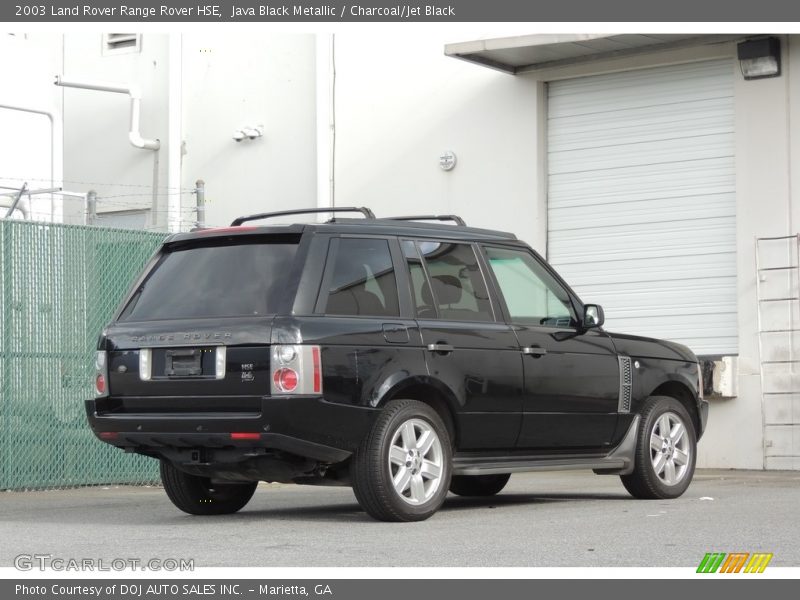 Java Black Metallic / Charcoal/Jet Black 2003 Land Rover Range Rover HSE