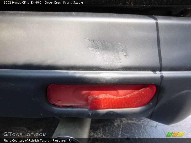 Clover Green Pearl / Saddle 2002 Honda CR-V EX 4WD
