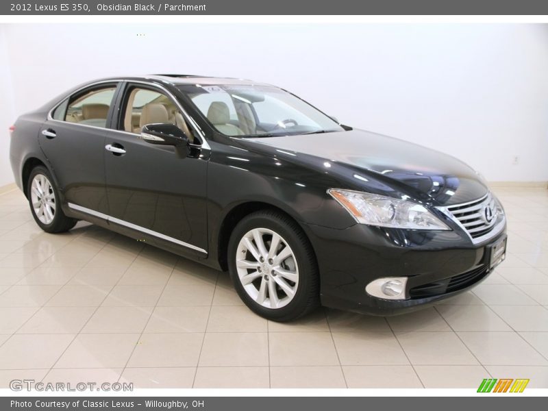 Obsidian Black / Parchment 2012 Lexus ES 350