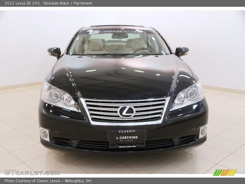 Obsidian Black / Parchment 2012 Lexus ES 350