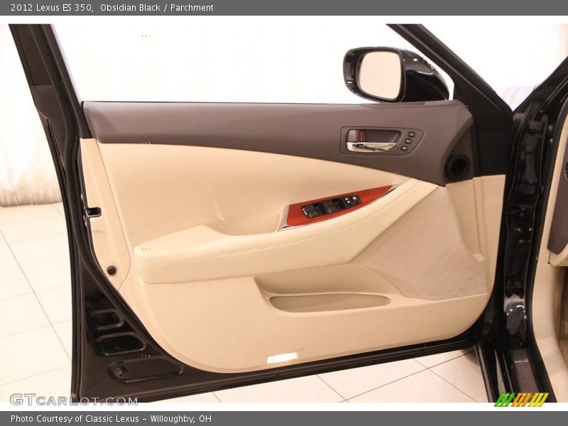 Obsidian Black / Parchment 2012 Lexus ES 350