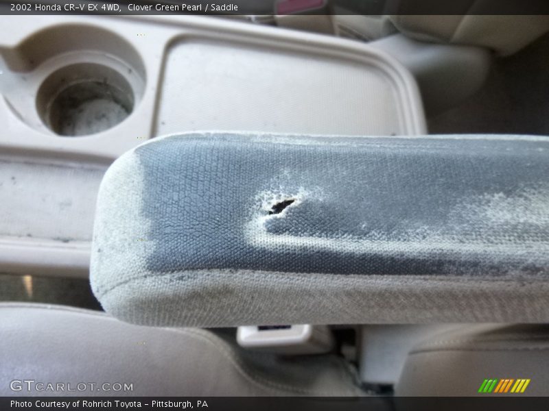 Clover Green Pearl / Saddle 2002 Honda CR-V EX 4WD