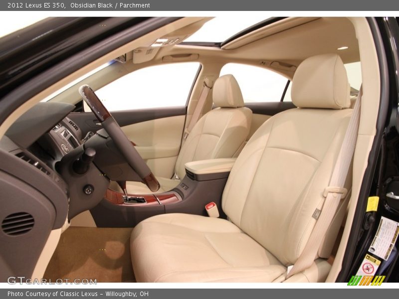 Obsidian Black / Parchment 2012 Lexus ES 350
