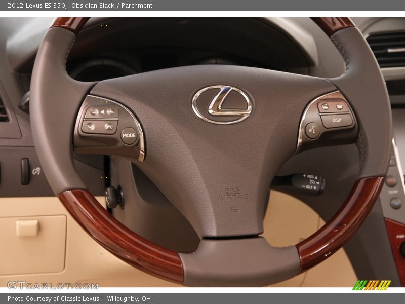Obsidian Black / Parchment 2012 Lexus ES 350