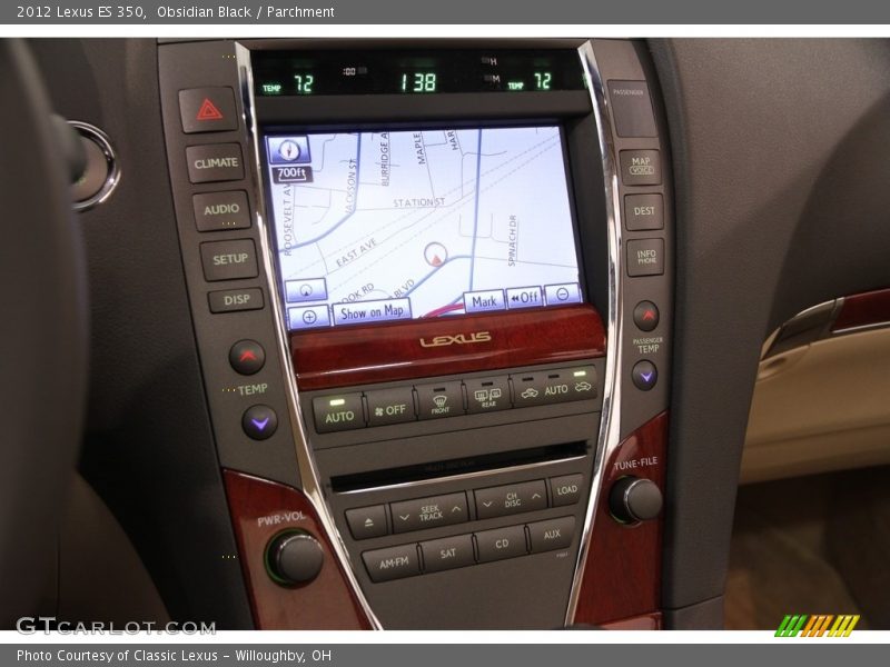 Obsidian Black / Parchment 2012 Lexus ES 350