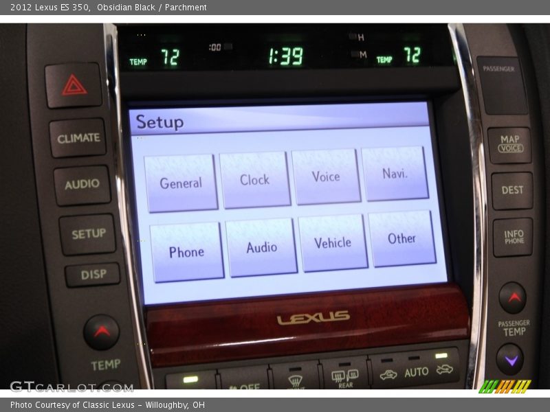 Obsidian Black / Parchment 2012 Lexus ES 350