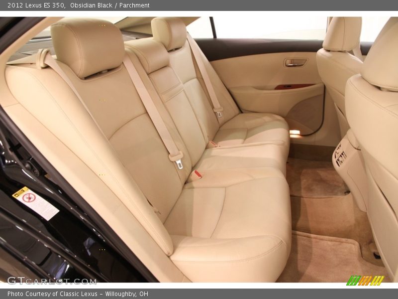 Obsidian Black / Parchment 2012 Lexus ES 350
