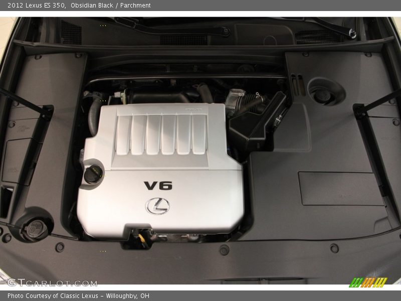 Obsidian Black / Parchment 2012 Lexus ES 350