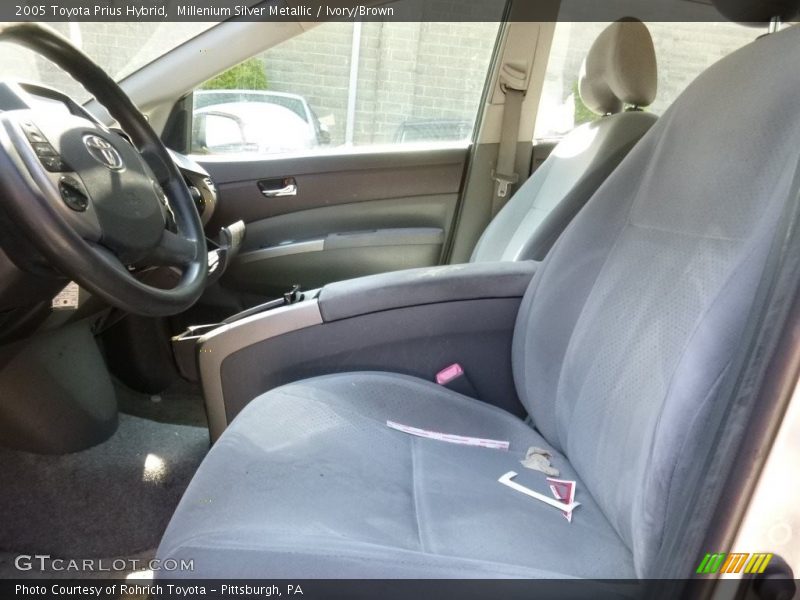 Millenium Silver Metallic / Ivory/Brown 2005 Toyota Prius Hybrid