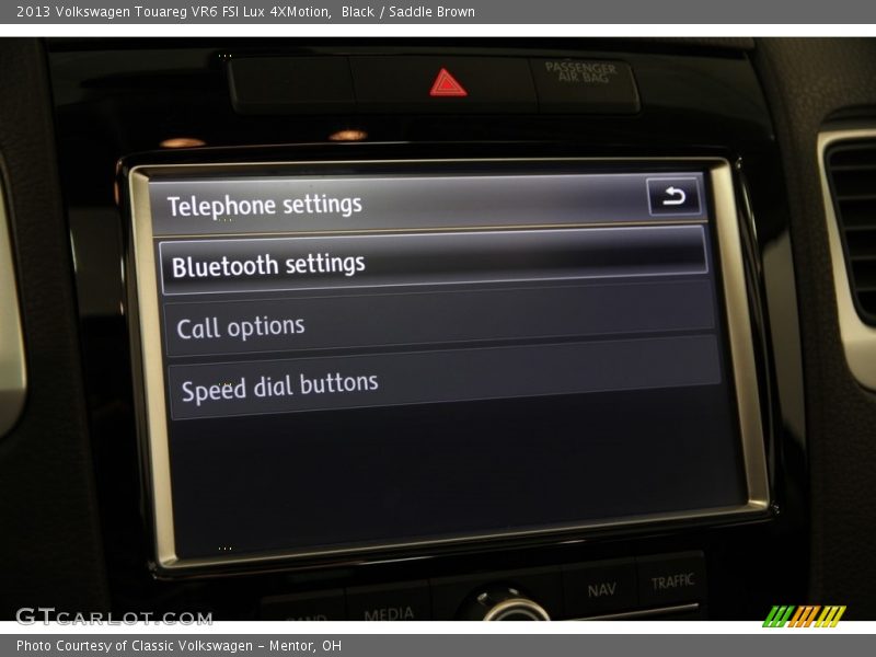 Black / Saddle Brown 2013 Volkswagen Touareg VR6 FSI Lux 4XMotion