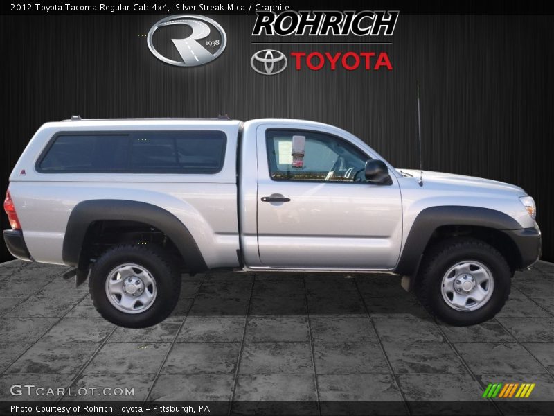 Silver Streak Mica / Graphite 2012 Toyota Tacoma Regular Cab 4x4
