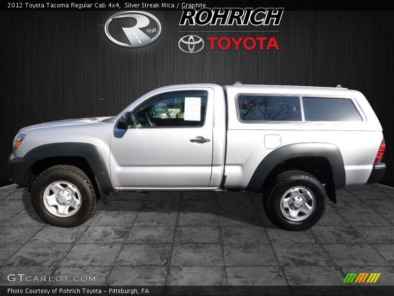 Silver Streak Mica / Graphite 2012 Toyota Tacoma Regular Cab 4x4