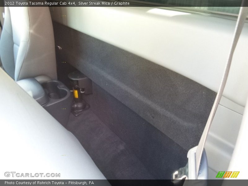 Silver Streak Mica / Graphite 2012 Toyota Tacoma Regular Cab 4x4
