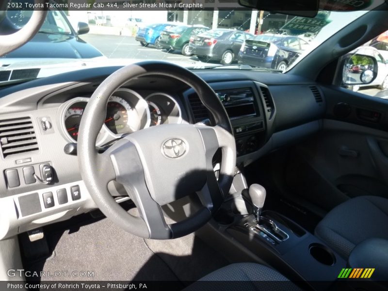 Silver Streak Mica / Graphite 2012 Toyota Tacoma Regular Cab 4x4