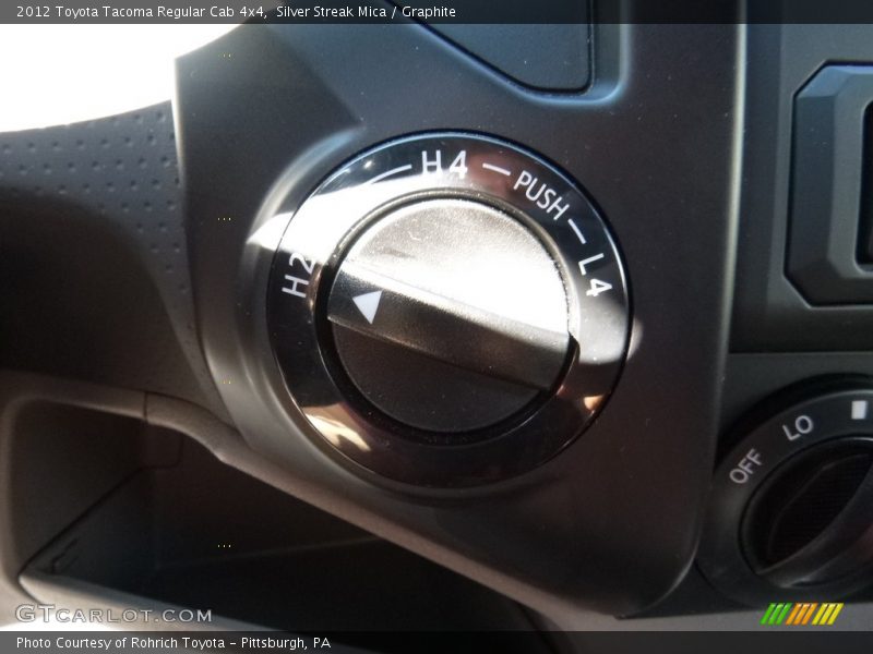 Silver Streak Mica / Graphite 2012 Toyota Tacoma Regular Cab 4x4