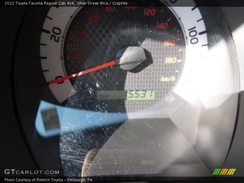 Silver Streak Mica / Graphite 2012 Toyota Tacoma Regular Cab 4x4