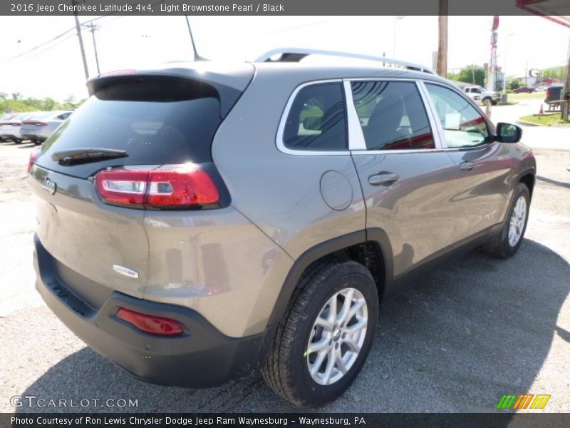 Light Brownstone Pearl / Black 2016 Jeep Cherokee Latitude 4x4