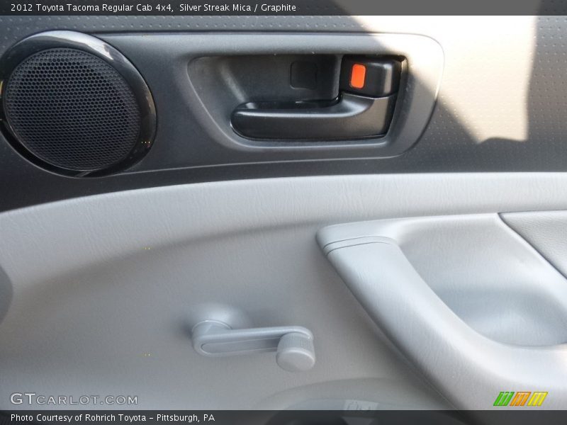 Silver Streak Mica / Graphite 2012 Toyota Tacoma Regular Cab 4x4