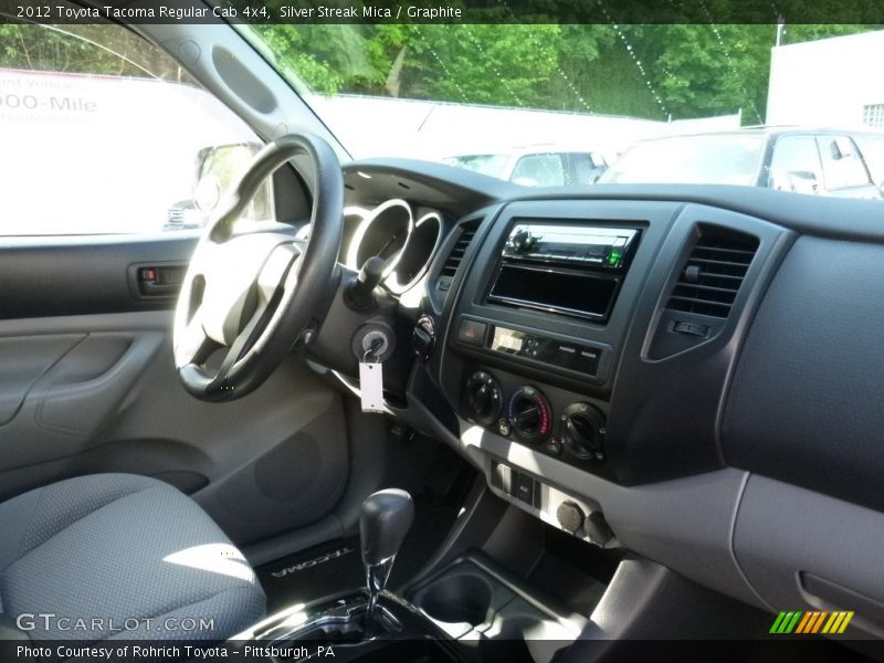 Silver Streak Mica / Graphite 2012 Toyota Tacoma Regular Cab 4x4