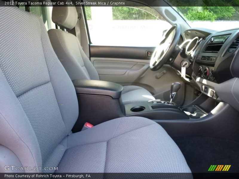 Silver Streak Mica / Graphite 2012 Toyota Tacoma Regular Cab 4x4