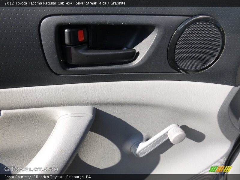Silver Streak Mica / Graphite 2012 Toyota Tacoma Regular Cab 4x4