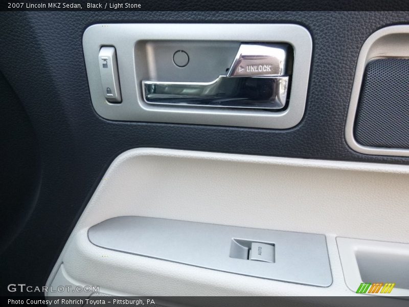 Black / Light Stone 2007 Lincoln MKZ Sedan