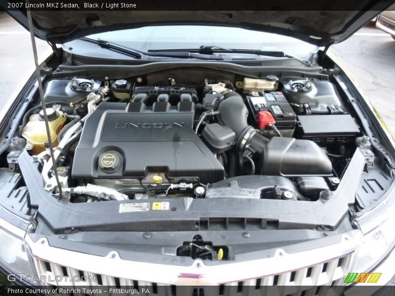 Black / Light Stone 2007 Lincoln MKZ Sedan