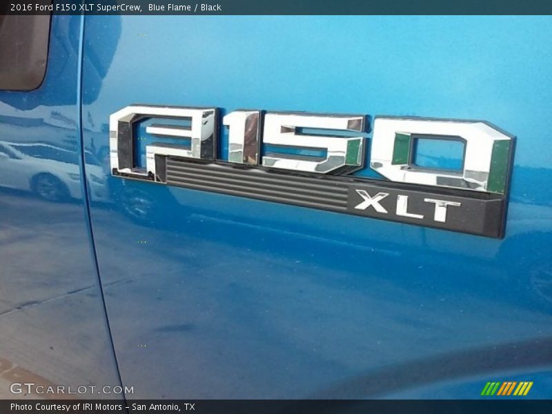Blue Flame / Black 2016 Ford F150 XLT SuperCrew