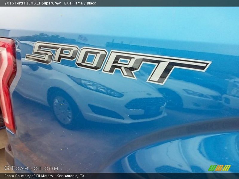 Blue Flame / Black 2016 Ford F150 XLT SuperCrew