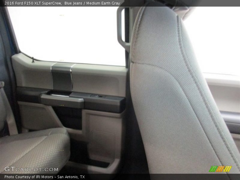 Blue Jeans / Medium Earth Gray 2016 Ford F150 XLT SuperCrew