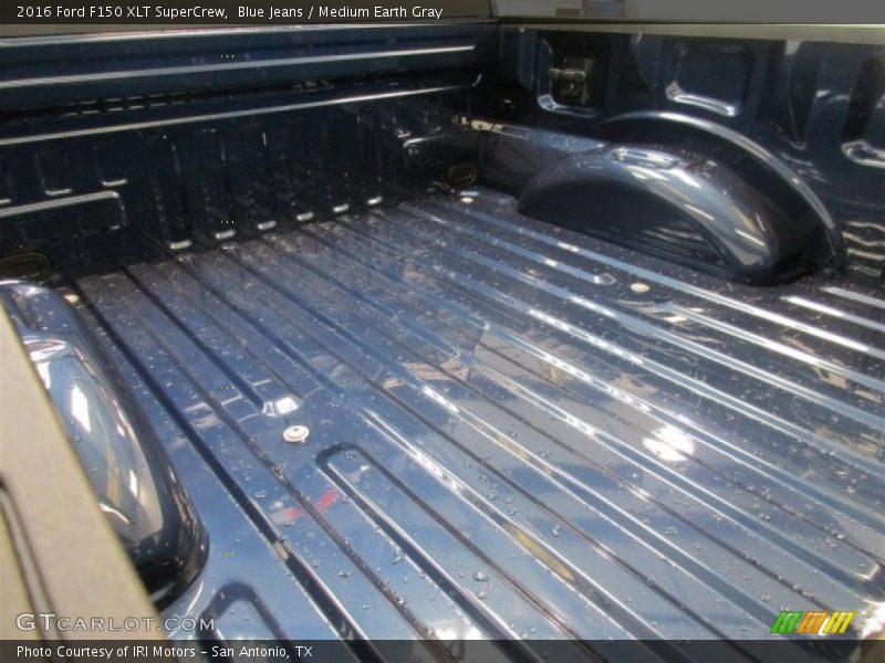 Blue Jeans / Medium Earth Gray 2016 Ford F150 XLT SuperCrew