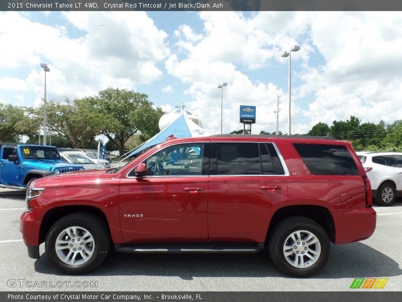 Crystal Red Tintcoat / Jet Black/Dark Ash 2015 Chevrolet Tahoe LT 4WD