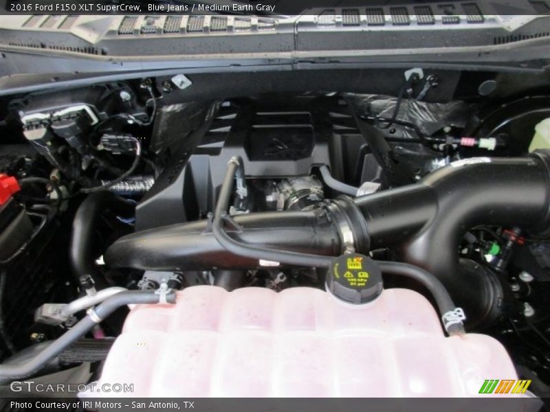 Blue Jeans / Medium Earth Gray 2016 Ford F150 XLT SuperCrew
