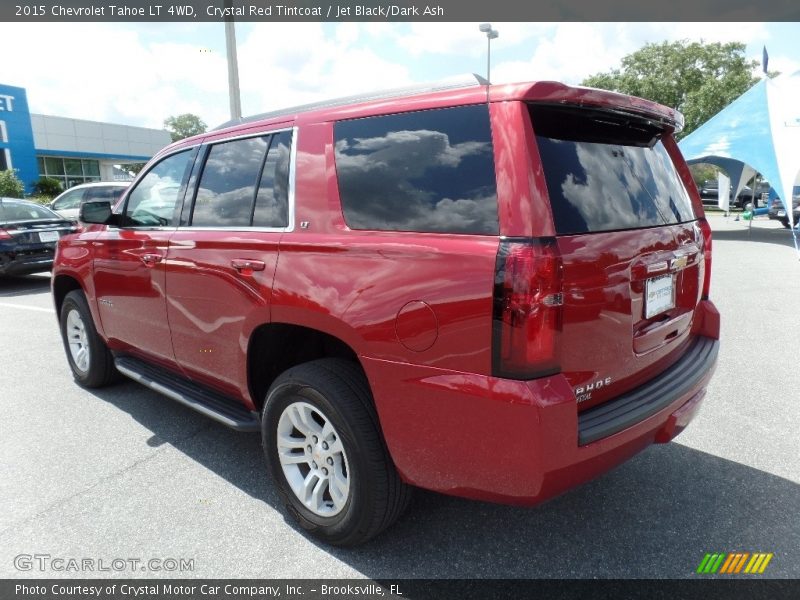 Crystal Red Tintcoat / Jet Black/Dark Ash 2015 Chevrolet Tahoe LT 4WD