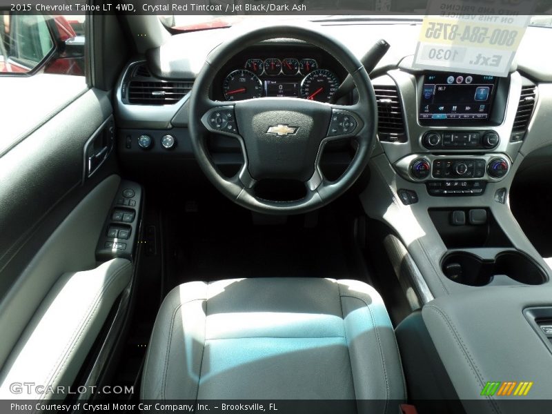 Crystal Red Tintcoat / Jet Black/Dark Ash 2015 Chevrolet Tahoe LT 4WD