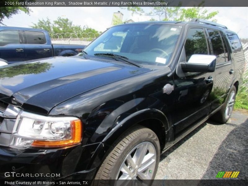 Shadow Black Metallic / King Ranch Mesa Brown/Ebony 2016 Ford Expedition King Ranch
