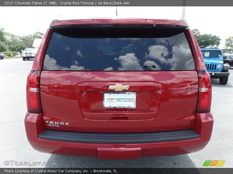 Crystal Red Tintcoat / Jet Black/Dark Ash 2015 Chevrolet Tahoe LT 4WD