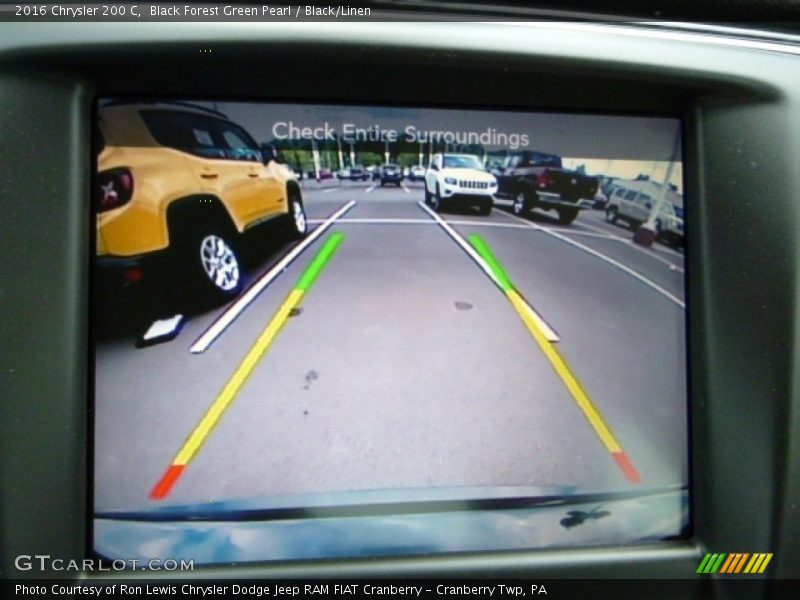 Black Forest Green Pearl / Black/Linen 2016 Chrysler 200 C
