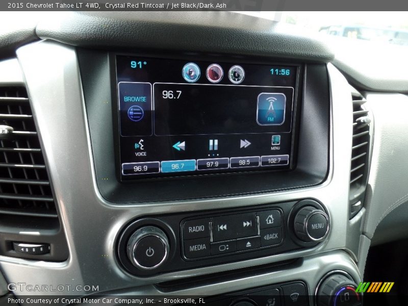 Crystal Red Tintcoat / Jet Black/Dark Ash 2015 Chevrolet Tahoe LT 4WD