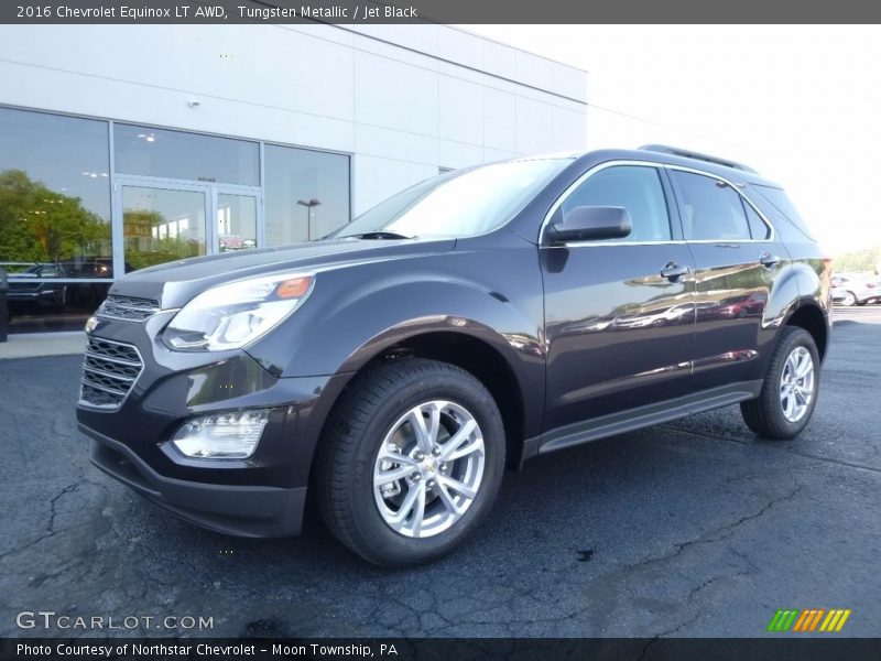 Tungsten Metallic / Jet Black 2016 Chevrolet Equinox LT AWD