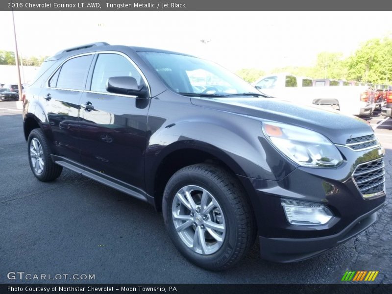 Tungsten Metallic / Jet Black 2016 Chevrolet Equinox LT AWD
