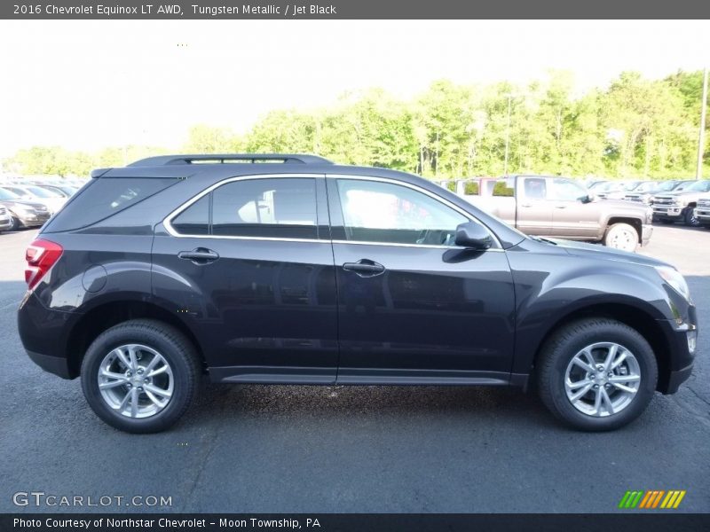 Tungsten Metallic / Jet Black 2016 Chevrolet Equinox LT AWD