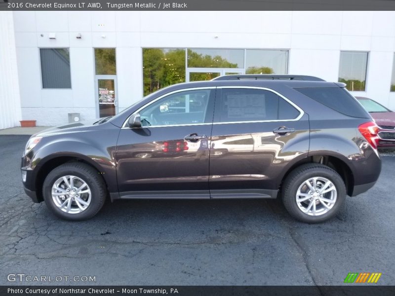Tungsten Metallic / Jet Black 2016 Chevrolet Equinox LT AWD