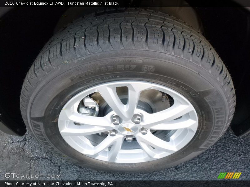 Tungsten Metallic / Jet Black 2016 Chevrolet Equinox LT AWD
