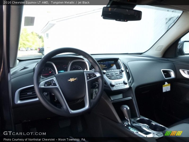 Tungsten Metallic / Jet Black 2016 Chevrolet Equinox LT AWD