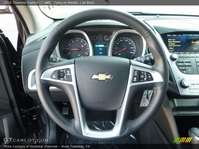 Tungsten Metallic / Jet Black 2016 Chevrolet Equinox LT AWD